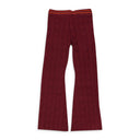 DASIY LANE KNIT BURGUNDY MEN'S JOGGERS & SWEATPANTS