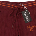 DASIY LANE KNIT BURGUNDY MEN'S JOGGERS & SWEATPANTS