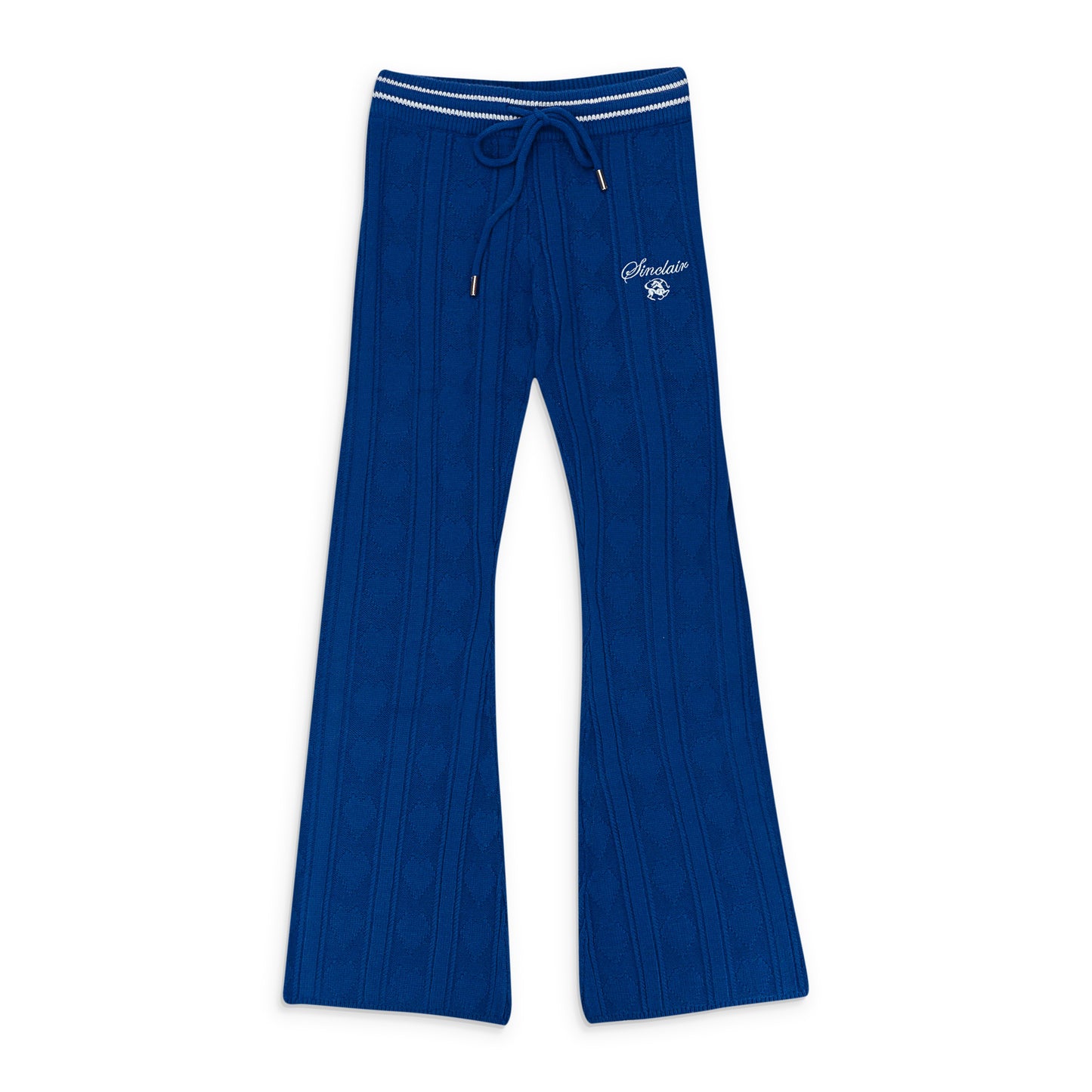 DASIY LANE KNIT BLUE MEN'S JOGGERS & SWEATPANTS