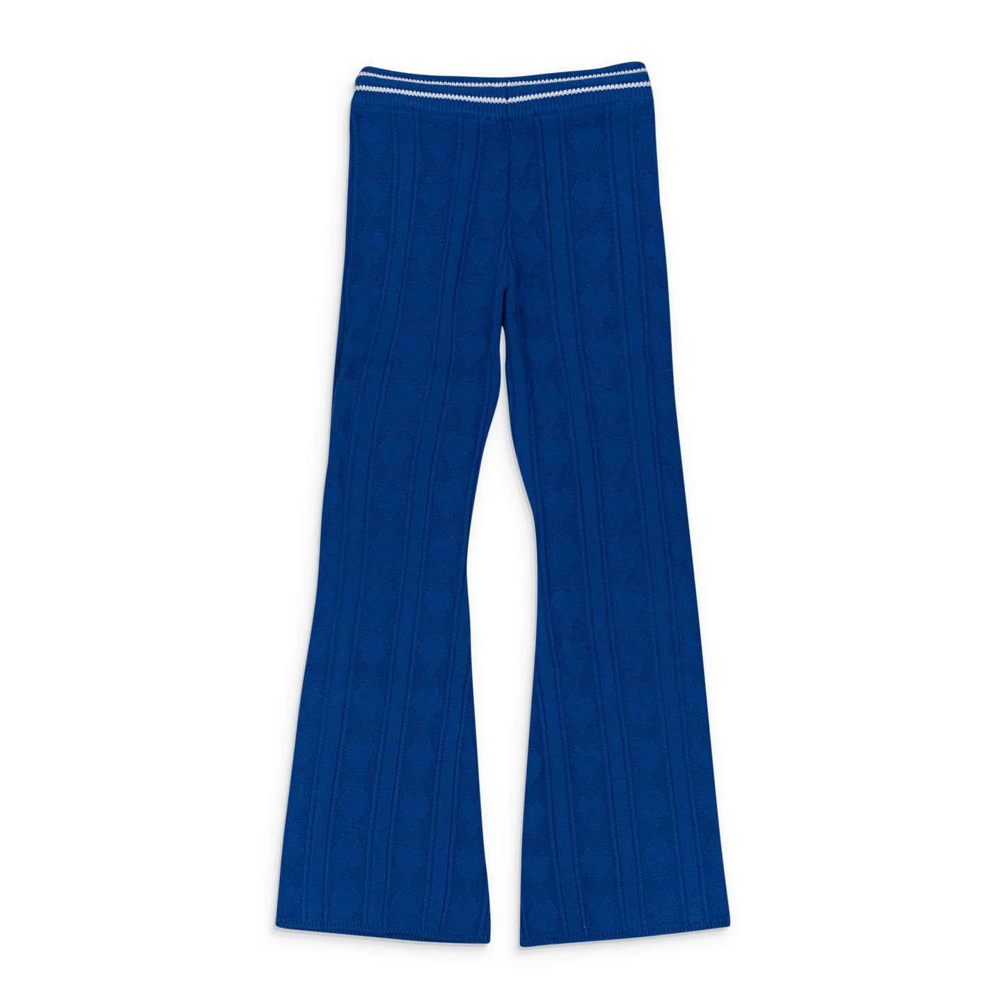 DASIY LANE KNIT BLUE MEN'S JOGGERS & SWEATPANTS