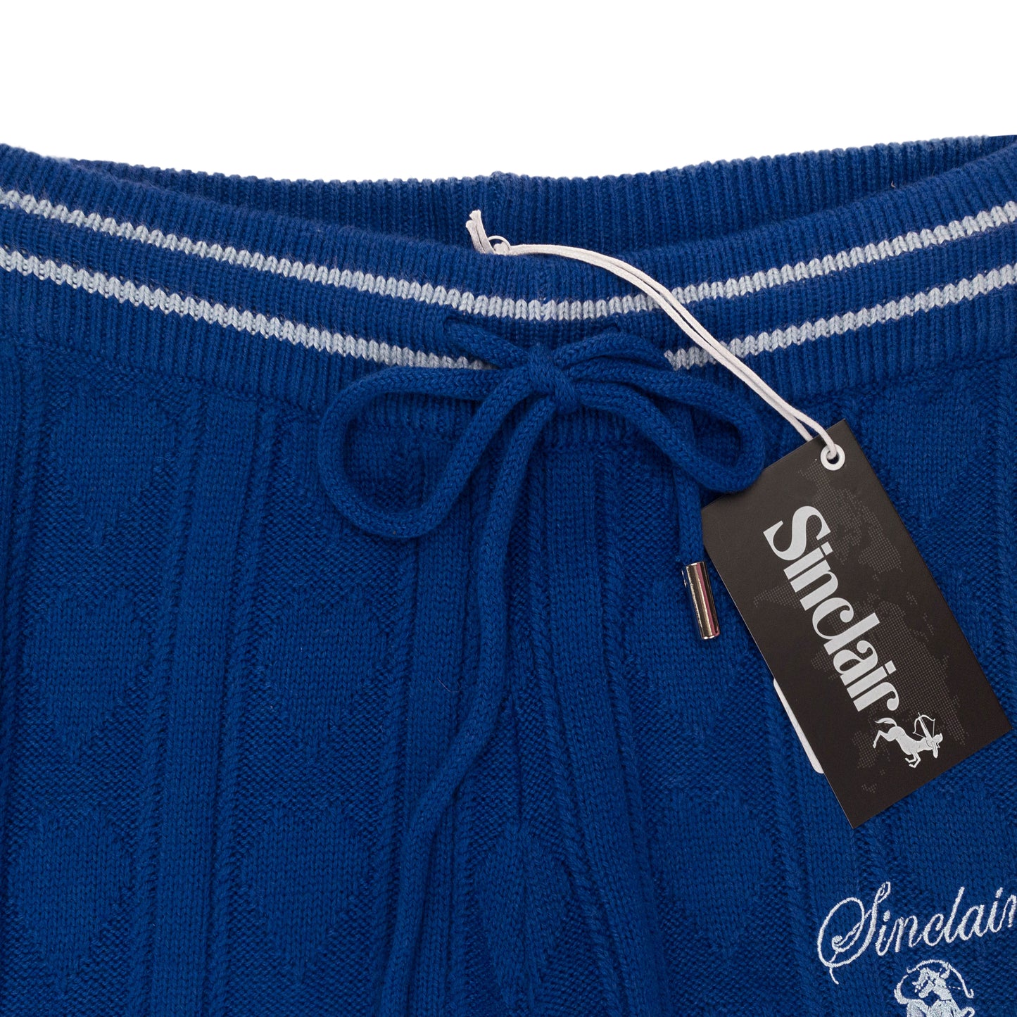 DASIY LANE KNIT BLUE MEN'S JOGGERS & SWEATPANTS