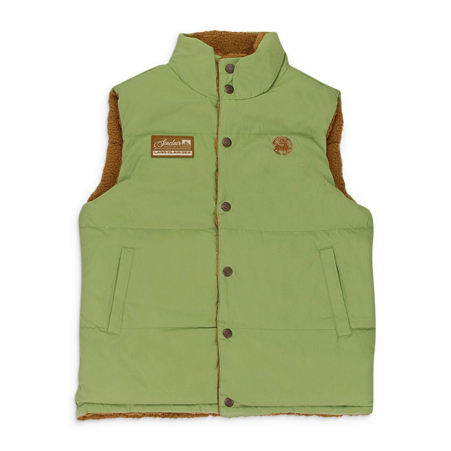 SINCOZY OLIVE OUTERWEAR VESTS