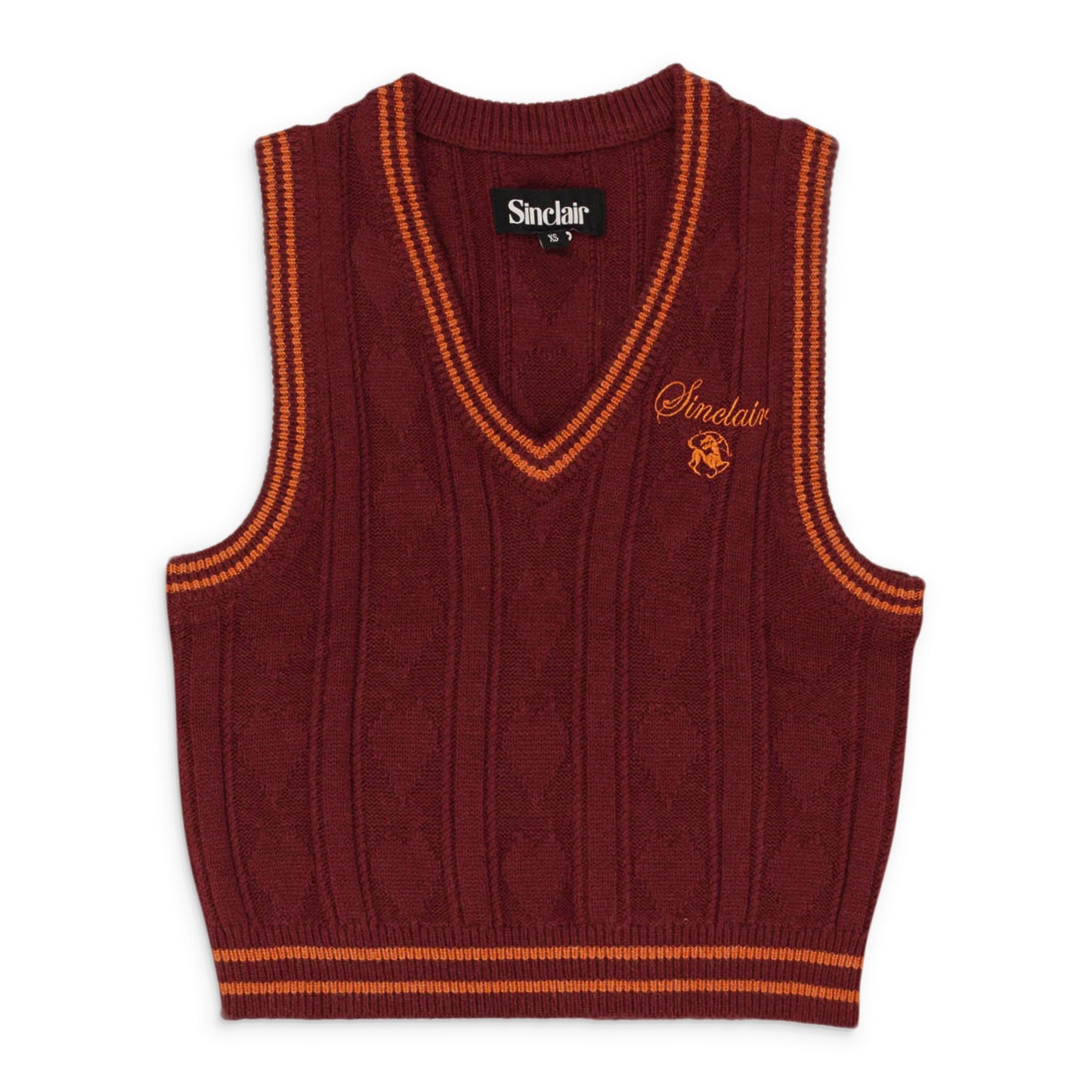 DAISY LANE BURGUNDY VEST