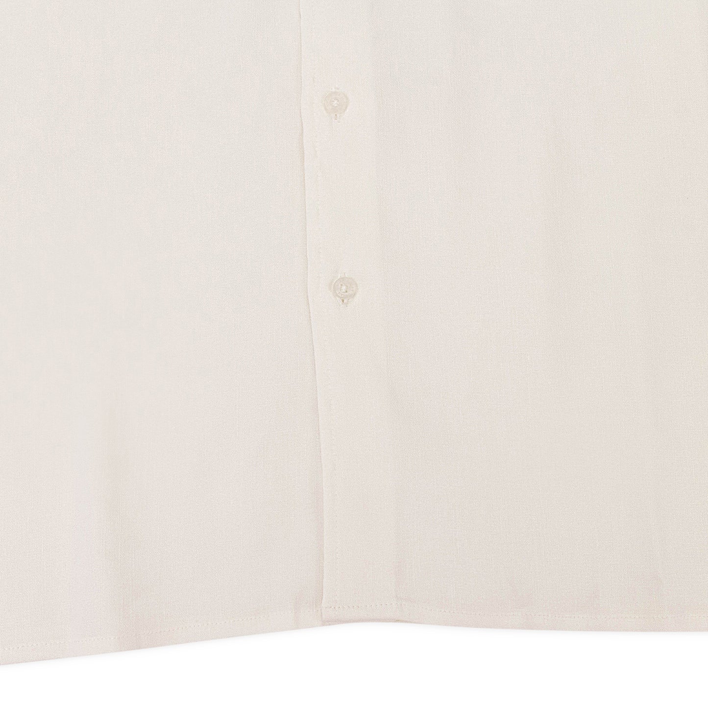 PURE UNCUT LINEN WHITE BUTTON DOWN SHIRT