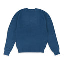 CREST ISLAND KNIT NAVY BLUE SWEATER