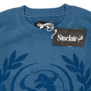 CREST ISLAND KNIT NAVY BLUE SWEATER