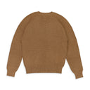 CREST ISLAND KNIT BROWN SWEATER