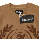CREST ISLAND KNIT BROWN SWEATER
