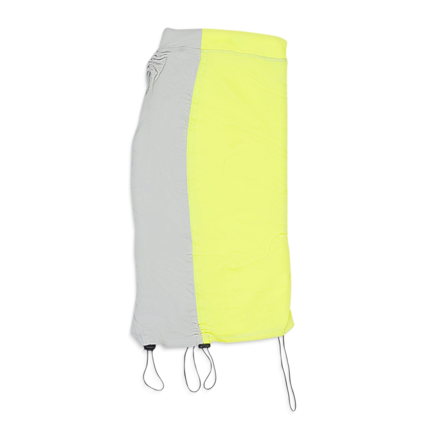 CENIZA FOSFORILOCA DRAWSTRING PEGADITA YELLOW FLARED SKIRT XS