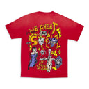 LIE CHEAT STEAL FADED RED T-SHIRT