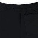 EMBROIDERED LOGO ON TWILL BLACK SHORTS