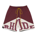 YACHTING MAROON/OFF-WHITE SHORTS