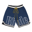 COURT LOGO NAVY SHORTS