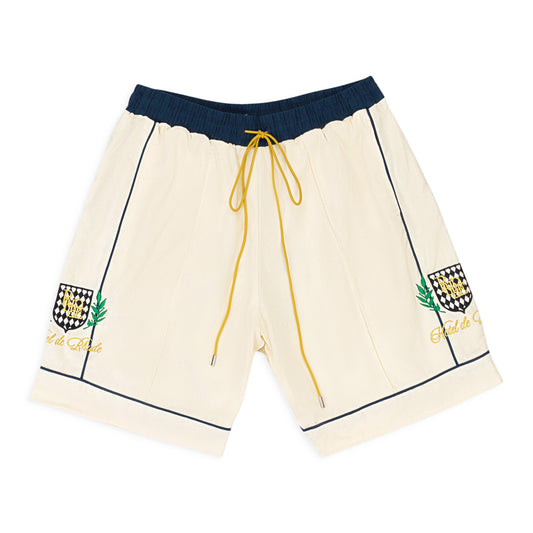 PJ CREAM/NAVY SHORTS