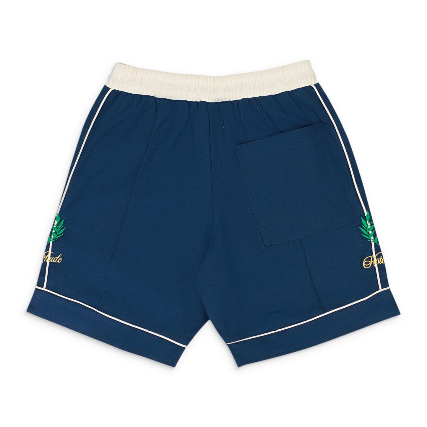 PJ NAVY/CREAM SHORTS