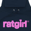 RATGIRL HEART NAVY HOODIE