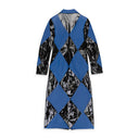 HARLEQUIN BLUE BLACK COAT