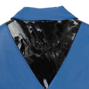 HARLEQUIN BLUE BLACK COAT