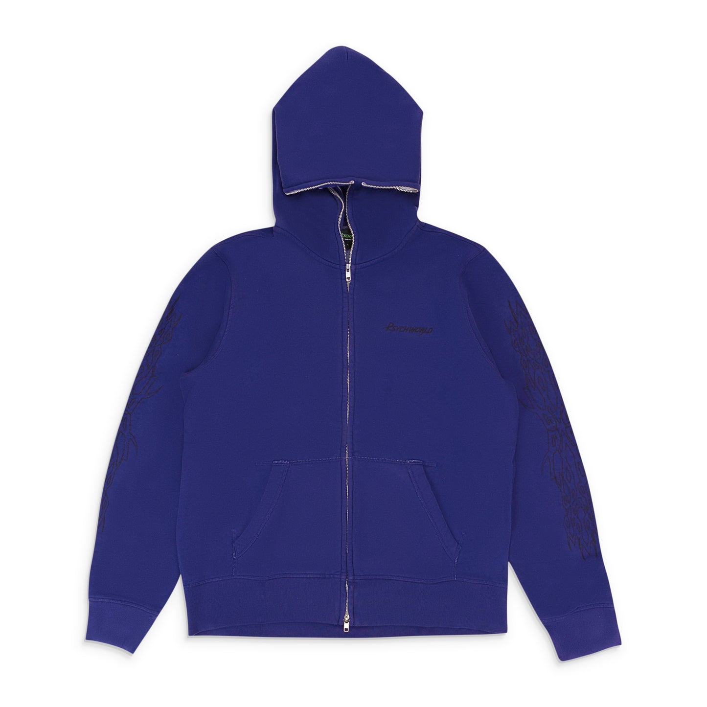 ALL THE WAY ZIP UP PURPLE HOODIE