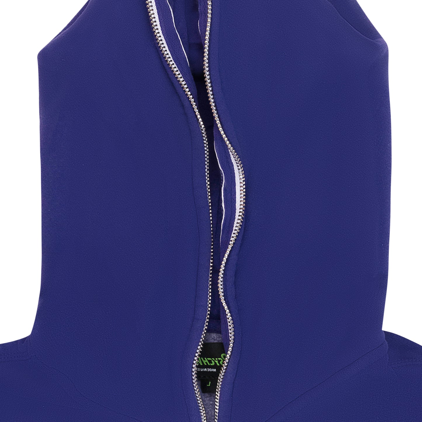 ALL THE WAY ZIP UP PURPLE HOODIE