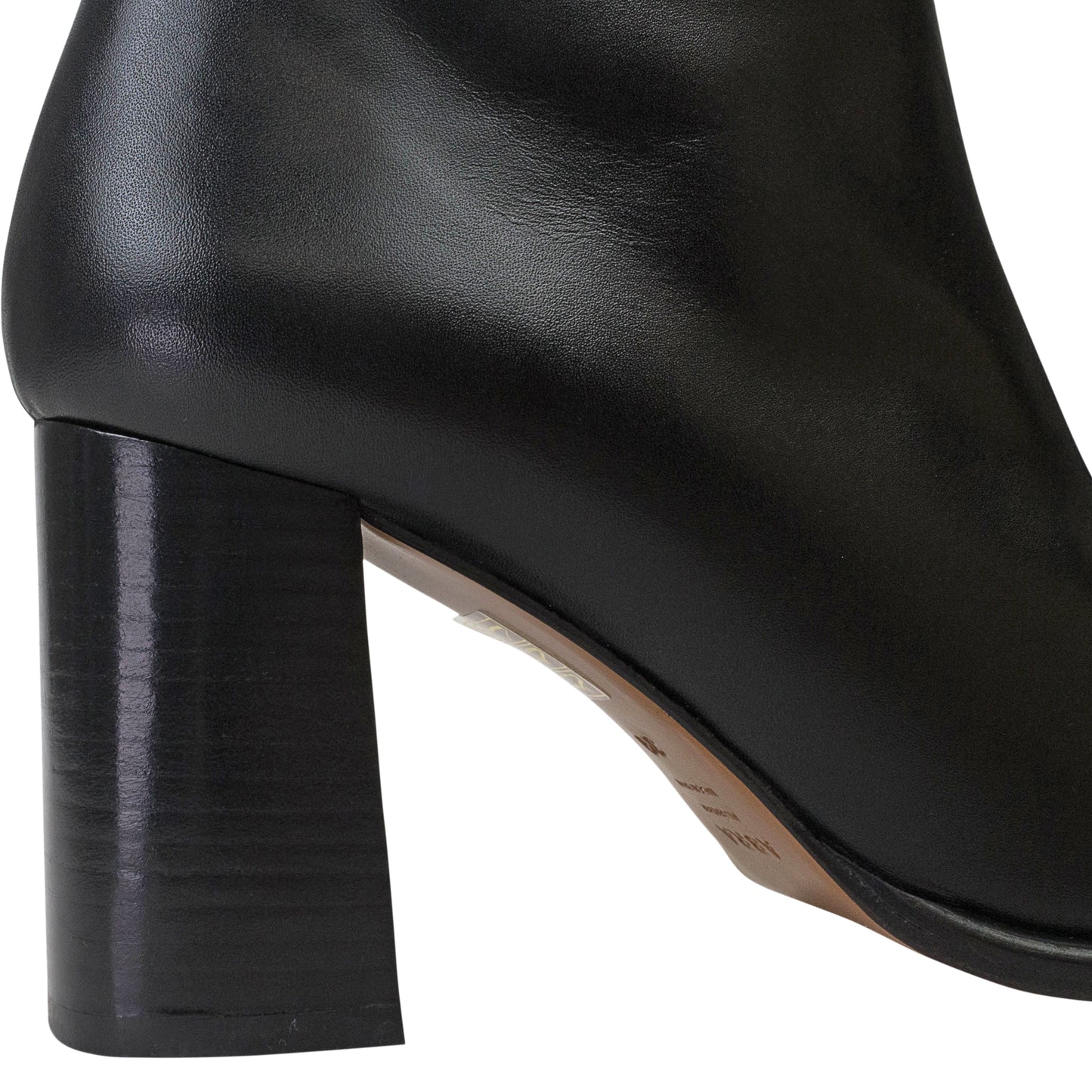 DUCK BLACK ANKLE BOOTS