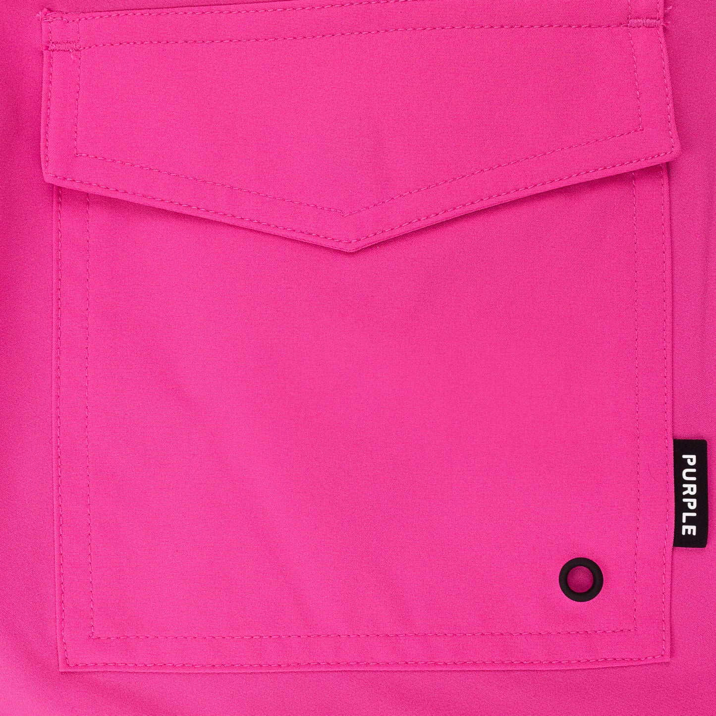 NWT PURPLE WORDMARK ALL ROUND SHORT NEON PINK SWIM SHORTS