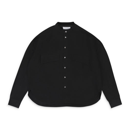 MALTA BLACK BUTTON-UP SHIRT