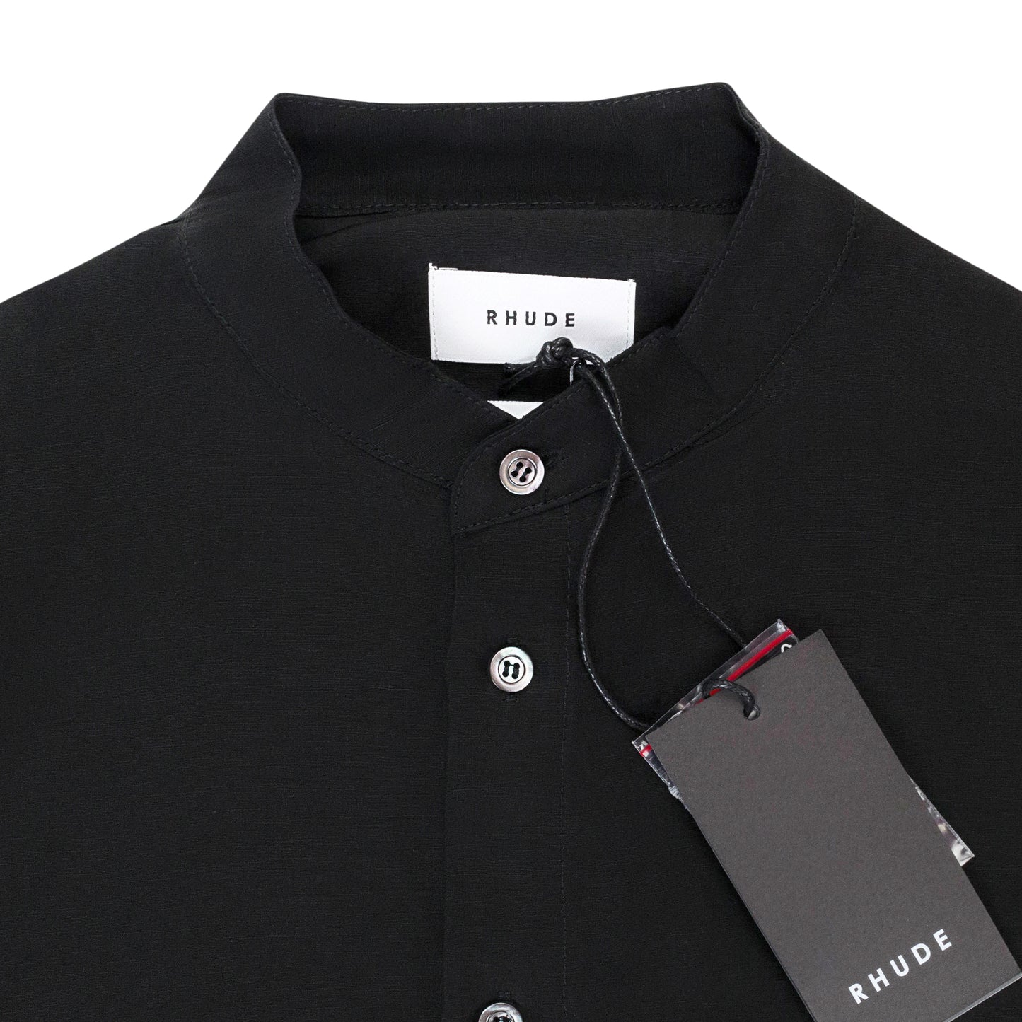 MALTA BLACK BUTTON-UP SHIRT