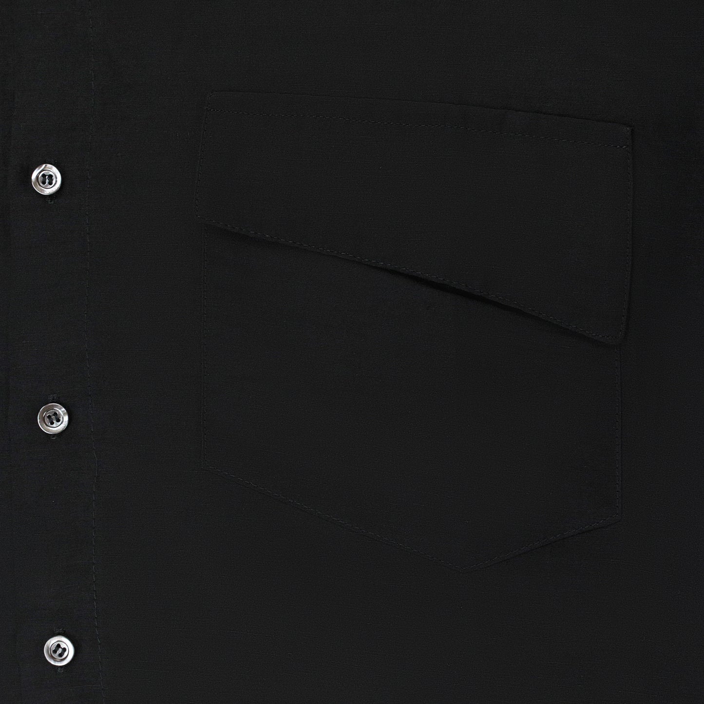 MALTA BLACK BUTTON-UP SHIRT