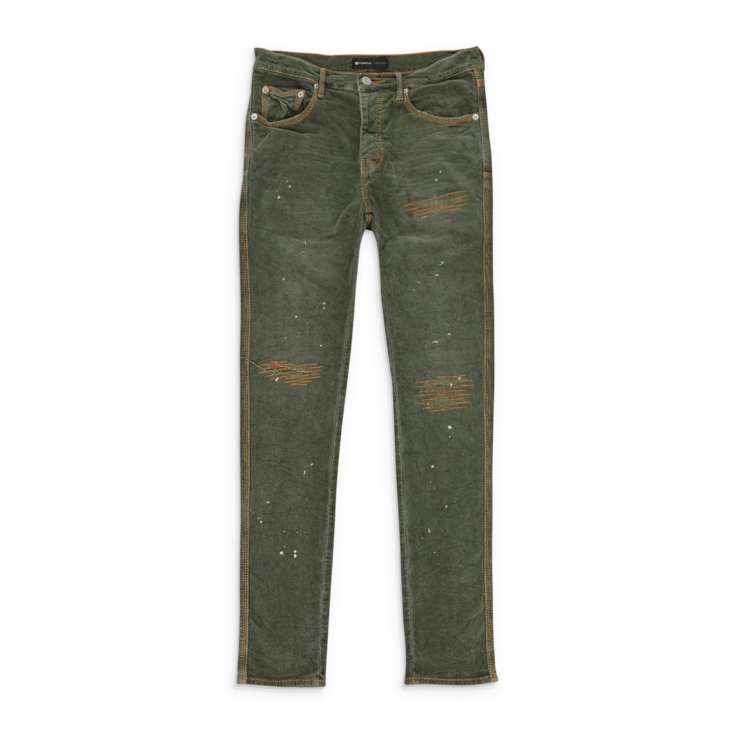 3-NEEDLE FOREST WASH REPAIR INDIGO SKINNY JEANS