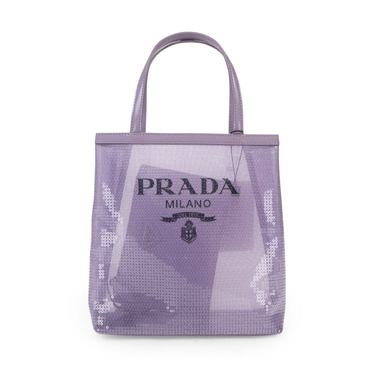 MESH LILIUM PURPLE TOTE BAG