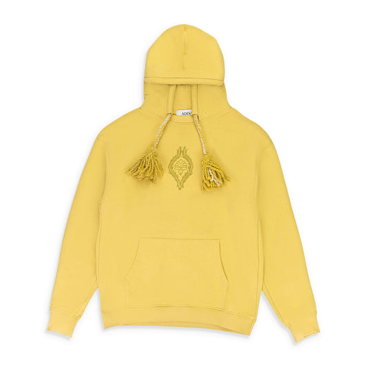 SAWSANA LAKIYA YELLOW HOODIE