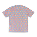 SAWSANAS SHORT SLEEVE BLUE PINK BUTTON-DOWN SHIRT