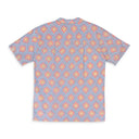 SAWSANAS SHORT SLEEVE BLUE PINK BUTTON-DOWN SHIRT