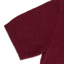 BOUCLE BURGUNDY POLO SHIRT