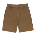 BROWN WASH BROWN JEAN SHORTS