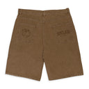 BROWN WASH BROWN JEAN SHORTS