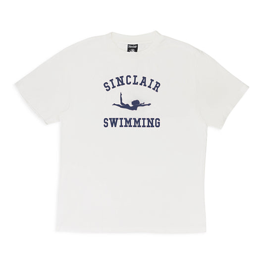 SWIMMING WHITE T-SHIRT