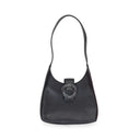 LUCITE BUCKLE MINI LEATHER LIGHT BLUE SHOULDER BAG
