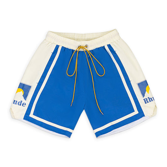 MOONLIGHT COLBALT BLUE, OFF WHITE SHORTS