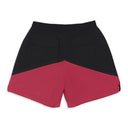 YATCHING BLACK, MAROON SHORTS