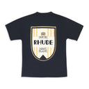 MONT-BLANC HOTEL TEE VINTAGE BLACK HEAVY WEIGHT T-SHIRT