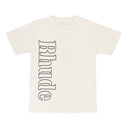 SIDE LOGO TEE VINTAGE WHITE HEAVY WEIGHT T-SHIRT