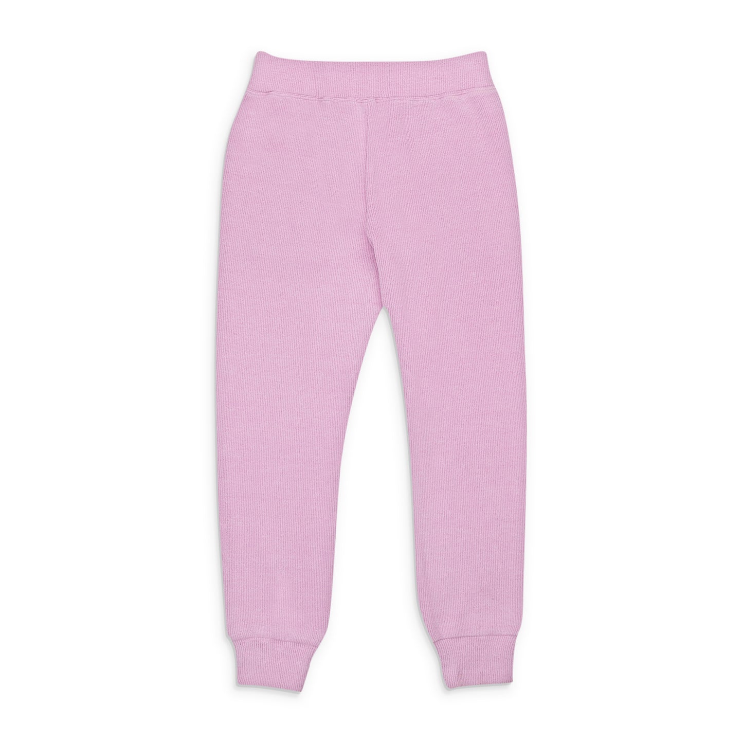 RIB PINK SWEATPANTS