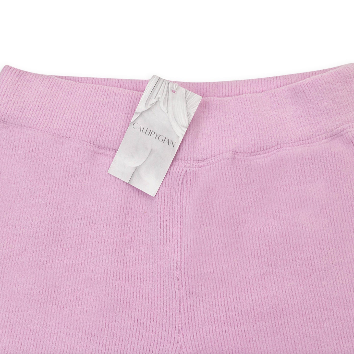 RIB PINK SWEATPANTS