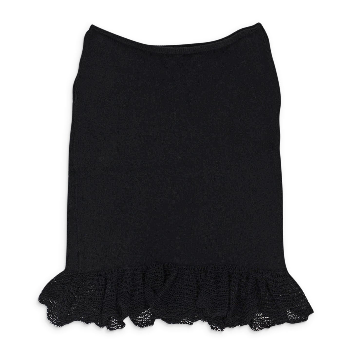 COME HITHER BLACK MINI SKIRT