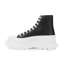 STI TO TREAD SLICK BLACK WHITE BOOTS