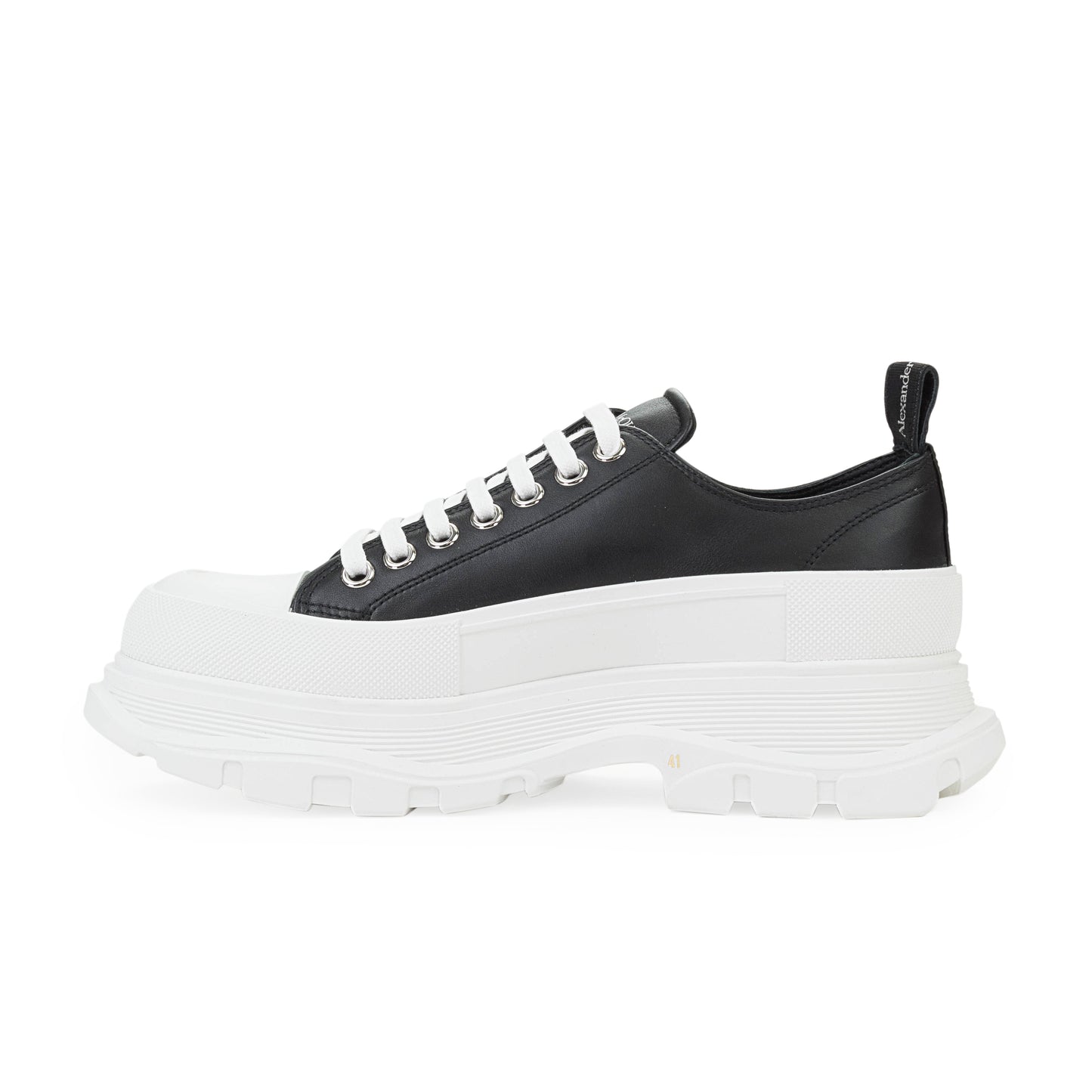 SCARPA PELE GOMMA BLACK WHITE SNEAKERS