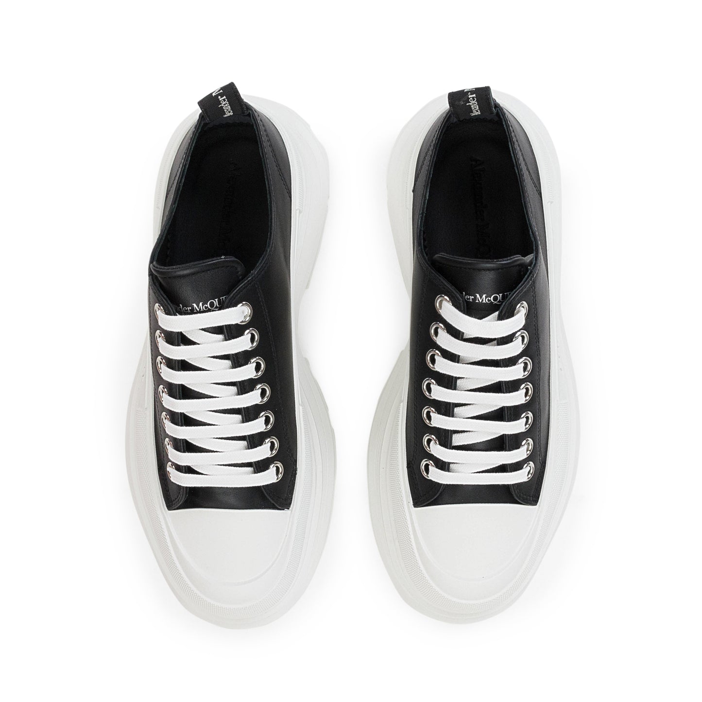 SCARPA PELE GOMMA BLACK WHITE SNEAKERS