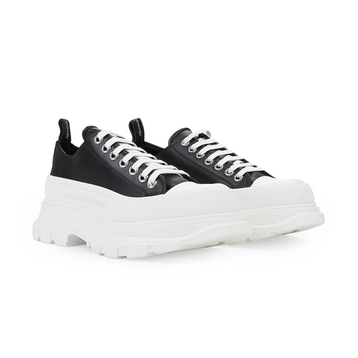 SCARPA PELE GOMMA BLACK WHITE SNEAKERS